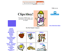 Tablet Screenshot of clipsahoy.com